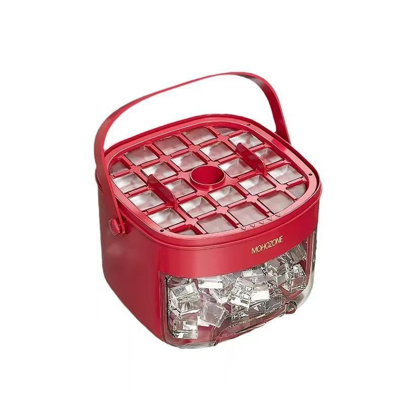 Portable Ice Cube Maker & Storage Bin